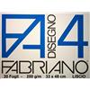 Fabriano Blocco Disegno 4 33x48 Cm Fogli Lisci 220 Gr 20 Fogli - Blocco A 4 Angoli
