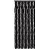 Arsvita, Tenda in ratina, Tessuto, Unistreifen Schwarz, 56x185 cm