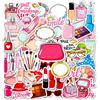 SANYUANHE 112 Adesivi makeup,SANYUANHE Adesivi beauty,Stickers Motivi cosmetici per bottiglie d'acqua,valigie,biciclette,automobili,tablet