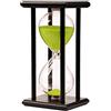 Lodunsyr Sabbia Timer Orologio Ornamento per La Casa Clessidra 45 Minuti Scrivania Decorazione per Soggiorno Tavolino da caffè Gioco di Scuola 45 Minuti Clessidra Hourglass Timer Clessidra Verde