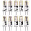 Haofy Lampadine LED G4 Dimmerabili J-C Lampade a Luce di Base Bi-Pin 1.2W AC / DC 12V Lampadine Alogene T3 per Binario di Ricambio Lampadine Paesaggistiche (bianco caldo 2800-3200K) per Luce Sotto il Mobile