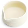 VQBKHO Matcha Ciotola in Ceramica Matcha da 500 ml, Set da Tè, Tazza per Vapore, Cucina, Latte Famiglia Amici Bianchi