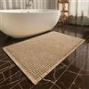 FANGCCC Tappetino da bagno antiscivolo, lavabile, per il bagno, per la doccia, per il bagno, per la doccia, per il bagno (marrone, 40 x 60 cm)