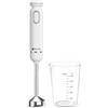 MULIN Frullatore a Immersione 600W in Plastica Resistente, Velocità Regolabile, Design Smontabile e Anti-Schizzo, con Bicchiere Graduato e Frusta, Ideale per Vellutate, Frullati e Salse in Cucina