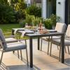 MIlani Home AUTOLIV - tavolo da esterno autolivellante in acciaio cm 80 x 120 x 76 h