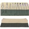 Mimdixy Borsa per Attrezzi Bonsais, 30,0x13,6 Pollici Borsa Attrezzi Bonsai Tascabile da 10 Pezzi, Multifunzione Compatta in Tela Giardinaggio, Verdure Attrezzatura per Riporre Gli Attrezzi Meccanici