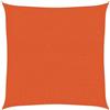 vidaXL Vela Parasole 160 g/m² Arancione 3x3 m in HDPE