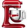 KitchenAid 5KSM70SHXECA Sbattitore con base 375 W Grigio, Rosso, Acciaio inox"