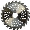 VOYTO Lama per sega circolare di alta qualità, 230 mm x 32 mm, con foro (anello di riduzione da 30 mm, 25 mm, 22 mm), per legno, 230 x 32 mm, 60 denti