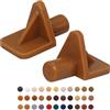 SKIR'CO 50 picchetti di supporto per mensole da 5 mm, in plastica, 50 pezzi, colore: marrone (S10)