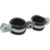 Antip-Tools 10 Fascette Stringitubo Fermatubo a Doppia Vite, 25 - 30 mm, in Acciaio Zincato 3/4''