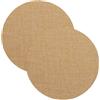 QUARKZMAN 6.7 Paralume Rotondo Diffusore, Anti-abbagliamento Paralume Diffusore Tessuto Copriluce Per Lampada Da Scrivania Luce A Soffitto Spotlight, Tan 2pz