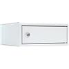 Rottner cassetta di sicurezza Home Case 1, serratura a cilindro con 2 chiavi, grigio chiaro, LxH 250x100 mm