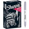 Sharpie pennarelli indelebili metallici | punta fine | argento | confezione da 12