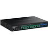 Trendnet TPE-7124SBF switch di rete Gestito 10G Ethernet [100/1000/10000] Supporto Power over [PoE] Nero (12-PORT POE++ WEB SMART - SWITCH [720W]) [TPE-7124SBF]