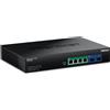 Trendnet TPE-BG5062 switch di rete Non gestito 2.5G Ethernet [100/1000/2500] Supporto Power over [PoE] Nero (6-PORT GAN POWER POE++ - SWITCH W.10G SFP+ PORT 240W) [TPE-BG5062]