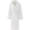 Bassetti Accappatoio Junior Con Cappuccio, Bianco, 100% Cotone, 10-12 Anni Bambino, Bambina, Unisex, In Spugna Morbido Assorbente Resistente E Lavabile In Lavatrice