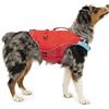Kurgo - Surf N Turf Giubbotto di Galleggiamento per Cani - Supporto per Attività in Acqua con Fodera in Neoprene e Dettagli Riflettenti - Rosso e Blu - Taglia S