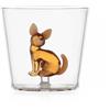 Bicchiere Tumbler in Vetro con Chihuahua Dog - Ichendorf Milano