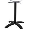 VACCHETTI WEB Base tavolo alluminio Alan nero cm52x52h72