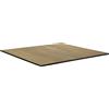 VACCHETTI WEB Top tavolo hpl effetto legno naturale quadro cm69x69x1