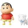 Medicom Toy UDF Figure Crayon Shin-chan 4 Shin-chan e Shiro Early Ver. Giappone