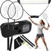 Racchetta Badminton - Racchetta Adulto in Acciaio Con Borsa Oxford - Set Badmint