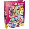 Liscianigiochi Lisciani Giochi - Disney puzzle df maxifloor 2 x 60 Princess, 109739