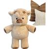 XUQEAYWD Peluche Muccas Che Corre, 45x25x15cm Pupazzo Che Corre, Adorabile Animale Peluches Muccas Pelosa Per Alleviare Lo Stress, Running Cow Plush, Per Camera Da Lettos Casa Compleanno