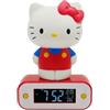 TEKNOFUN Hello Kitty - Sveglia con statuetta 3D, rosso
