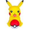 TEKNOFUN - Licenza ufficiale Pokemon - Figura luminosa Poké Ball Pikachu - Altoparlante wireless - LED - 2 modalità di illuminazione - USB/microUSB (cavo fornito) - Jack AUX 3,5 mm - 811382