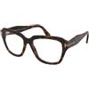 Tom Ford TF5988-B 052 | Occhiali da Vista Graduati | Plastica | Cat Eye | Marrone, Havana | Adrialenti