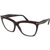 Tom Ford TF6064-B 052 | Occhiali da Vista Graduati | Prova Online | Plastica | Cat Eye | Marrone, Havana | Adrialenti