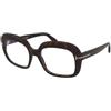 Tom Ford TF6096-B 052 | Occhiali da Vista Graduati | Plastica | Quadrati | Marrone, Havana | Adrialenti