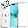EVETANE Cover iPhone 13 mini e 2 schermi di protezione - TPU - Trasparente - refurbished