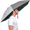 Csafyrt Cappello ombrello pieghevoli mani libere per protezione UV cappello ombrello per uomini, donne a prova di pioggia dimensioni regolabili a 3 volte per pesca, campeggio, giardinaggio