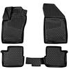 Element tappetini in gomma antiscivolo premium 3d personalizzati fiate82:e9415, nera