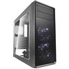 Fractal Design Focus G - Mid Tower Custodia computer - ATX - Ottimizzato per flusso d'aria elevato e elaborazione silenziosa - 2x ventola inclusa - USB 3.0 - pannello laterale a finestra - Nero