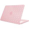FINTIE Cover Compatibile con MacBook Neo 13 Pollici A3404 (A18 Pro Chip, 2026) -Ultra Sottile Trasparente Custodia Rigida Protettivo Guscio Rigido Case per MacBook Neo 13 (Z-Pois Rosa)