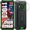 Blackview BV6200 Plus Rugged Smartphone 2026, Batteria 11000mAh Telefono Indistruttibile 24GB+128GB/2TB TF, 6.56 HD+, 98dB Altoparlante, Fotocamera AI 16MP+13MP, Fingerprint/NFC/GPS/3 Anni Garanzia