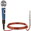 Microfono Dinamico Cablato 24x11x7CM per Streaming Karaoke Public Speaking