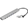 Sandberg Hub SANDBERG da USB-C/A a 7 porte USB 3.0