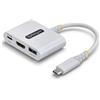 StarTech Adattatore multiporta StarTech.com da USB-C a HDMI con potenza di ricarica PD da 140 W, HDMI 4K a 60 Hz, hub USB a 5 Gbps, mini dock per MacBook / Dell / Thinkpad / HP / iPad / tablet, con cavo, USB 3.2 Gen 1 (3.1 Gen 1) Type-C, 140 W, bianco, …