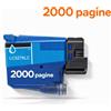 Cartuccia inchiostro compatibile LC527XL 2000 Pagine Ciano Per Brother MFC-J 4350 DW , Brother MFC-J 4550 DW, Brother MFC-J 6560 DW, Brother MFC-J 6760 DW
