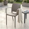 MIlani Home VOLGA - poltrona da giardino in plastica