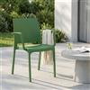 MIlani Home VOLGA - poltrona da giardino in plastica