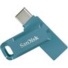 SanDisk Ultra Dual Drive Go USB 128GB unità flash USB USB Type-A / USB Type-C 3.2 Gen 1 (3.1 Gen 1) Blu