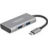 DeLOCK 63260 hub di interfaccia USB 3.2 Gen 2 (3.1 Gen 2) Type-C 10000 Mbit/s Grigio