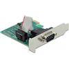 DeLOCK Scheda PCI Express x1 a 1 x Seriale RS-232