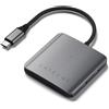 Satechi ST-H4CPDM hub di interfaccia USB tipo-C 10000 Mbit/s Grigio